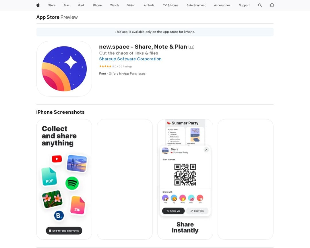 new.space - Share, Note & Plan