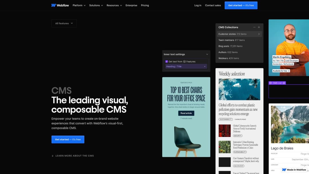 Webflow CMS