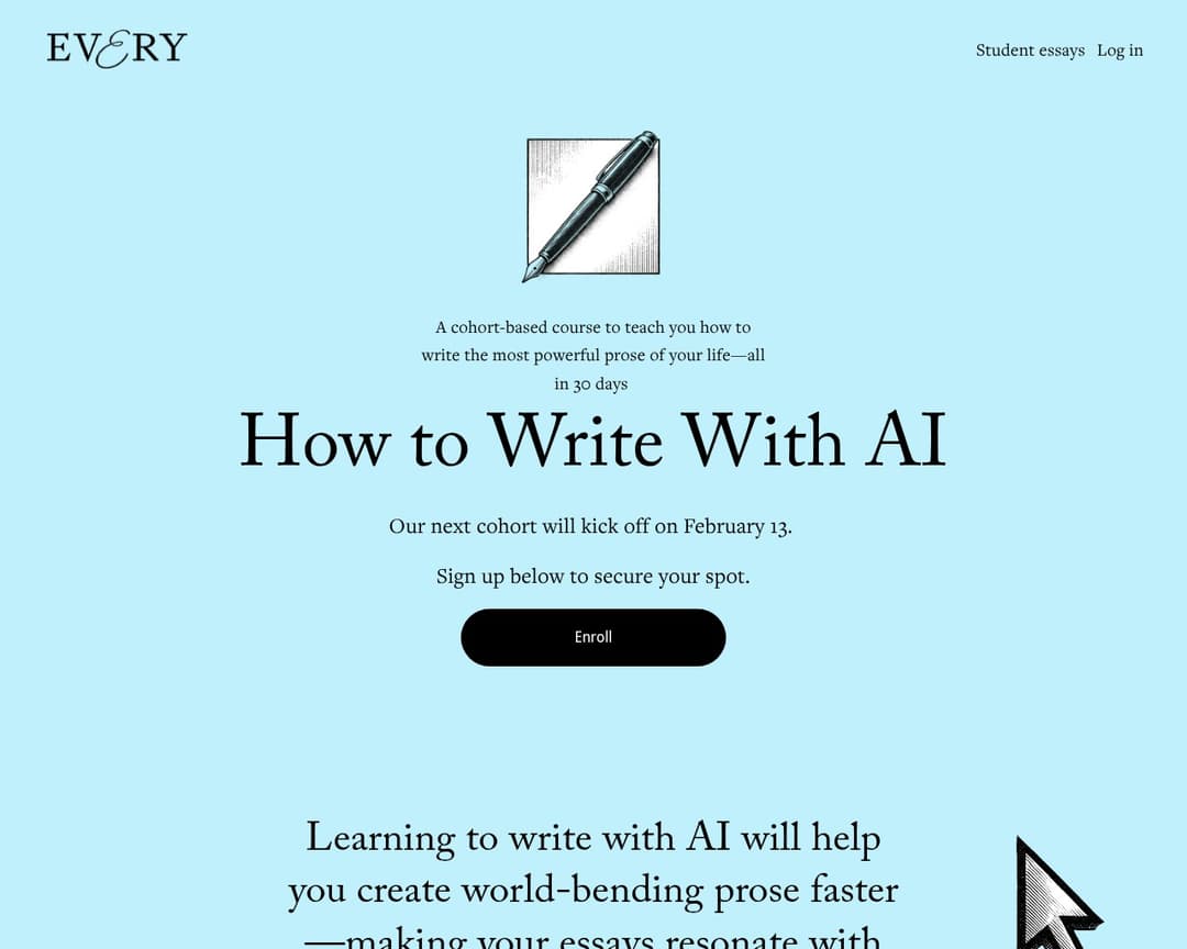 How to Write With AI (Every Media, Inc.)