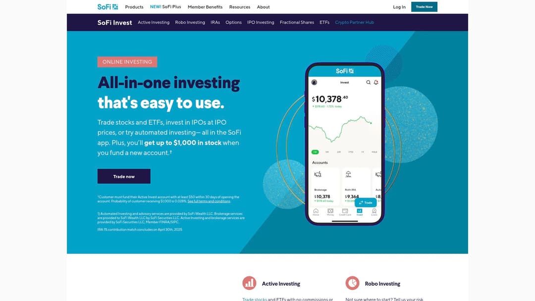 SoFi Invest