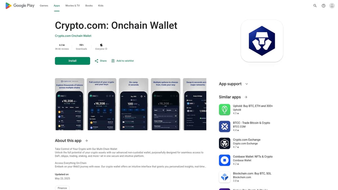 Crypto.com Onchain Wallet