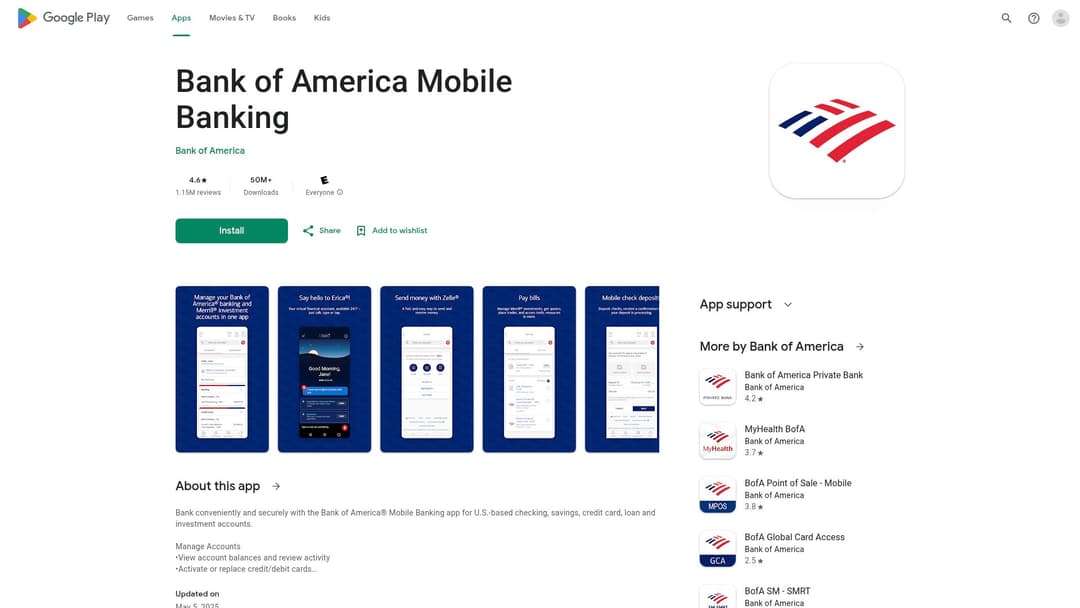 Bank of America Mobile Banking
