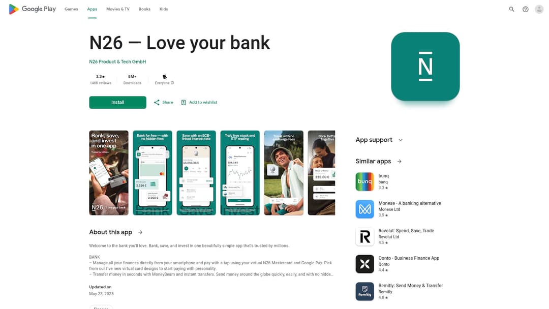 N26 — Love your bank