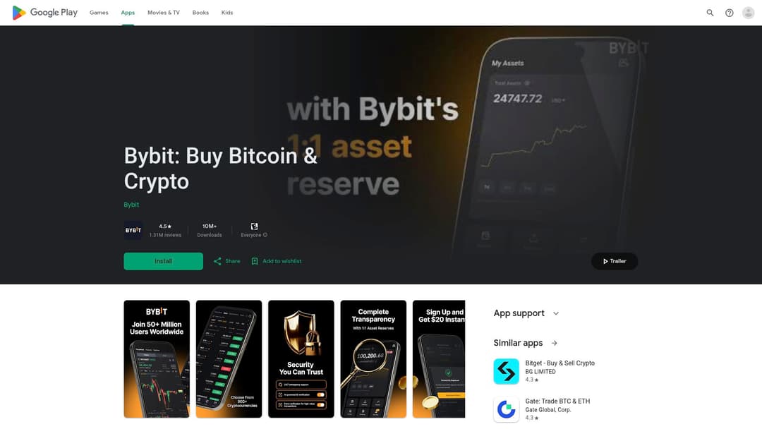 Bybit: Buy Bitcoin & Crypto