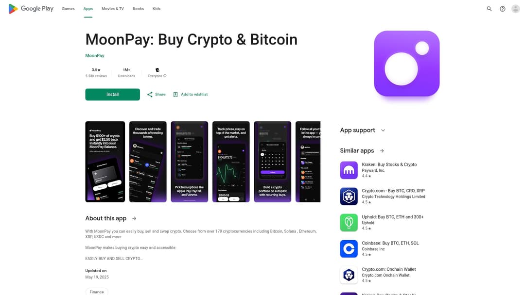 MoonPay: Buy Crypto & Bitcoin