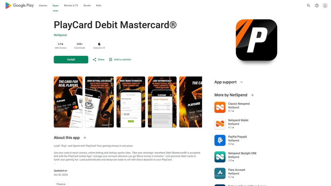 PlayCard Debit Mastercard®