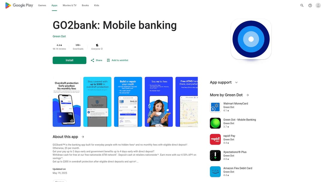 GO2bank: Mobile banking