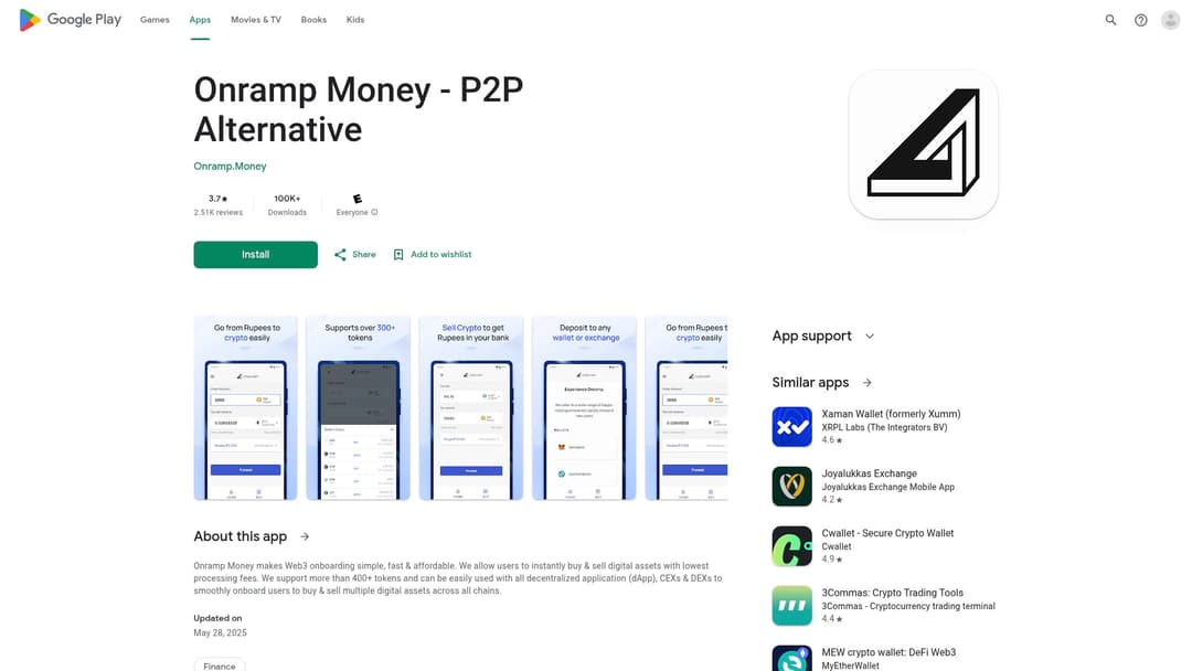 Onramp Money - P2P Alternative