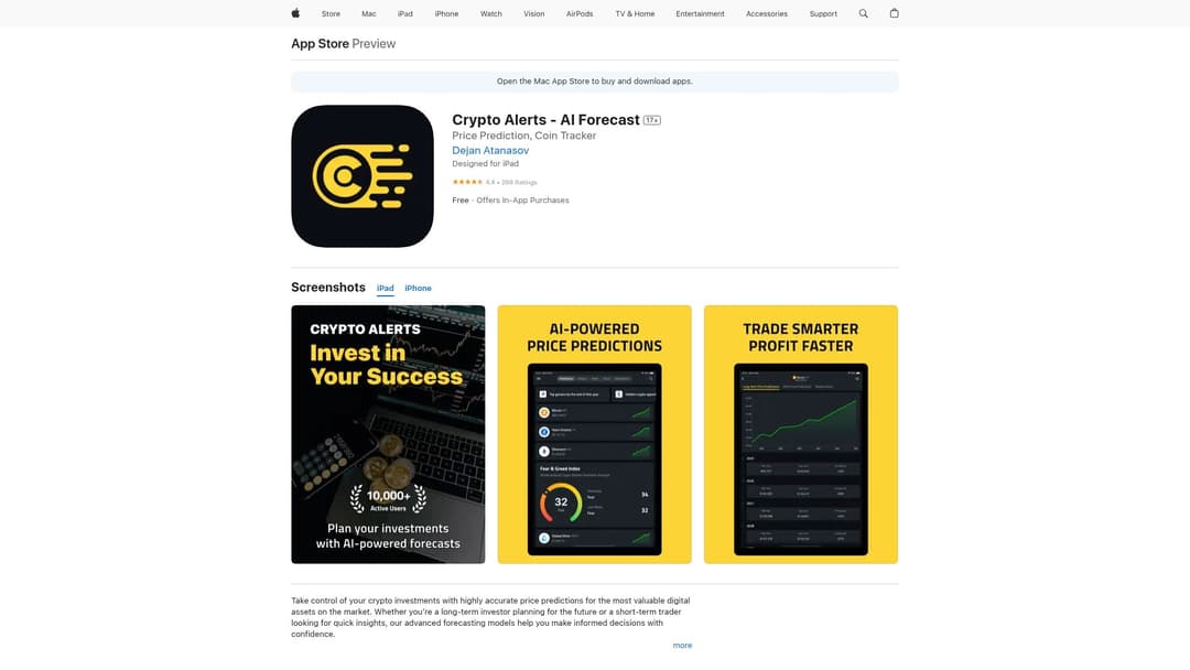 Crypto Alerts - AI Forecast