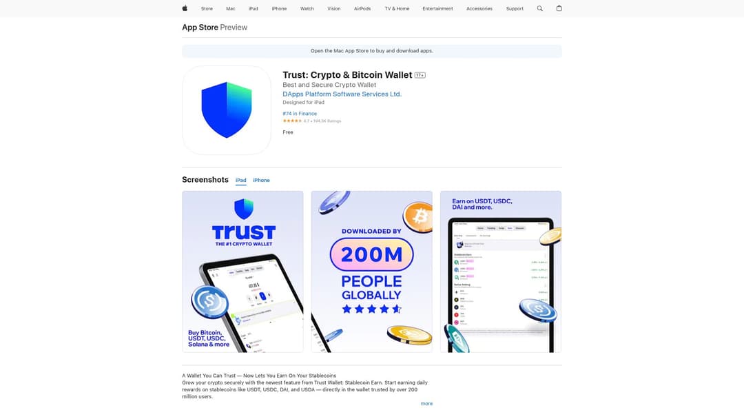 Trust: Crypto & Bitcoin Wallet