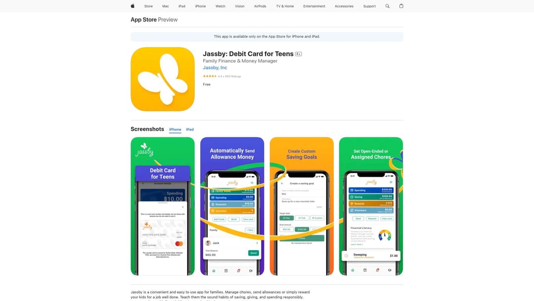 Jassby: Debit Card for Teens