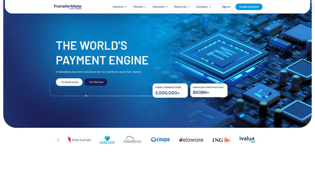 TransferMate | Global Payments Infrastructure