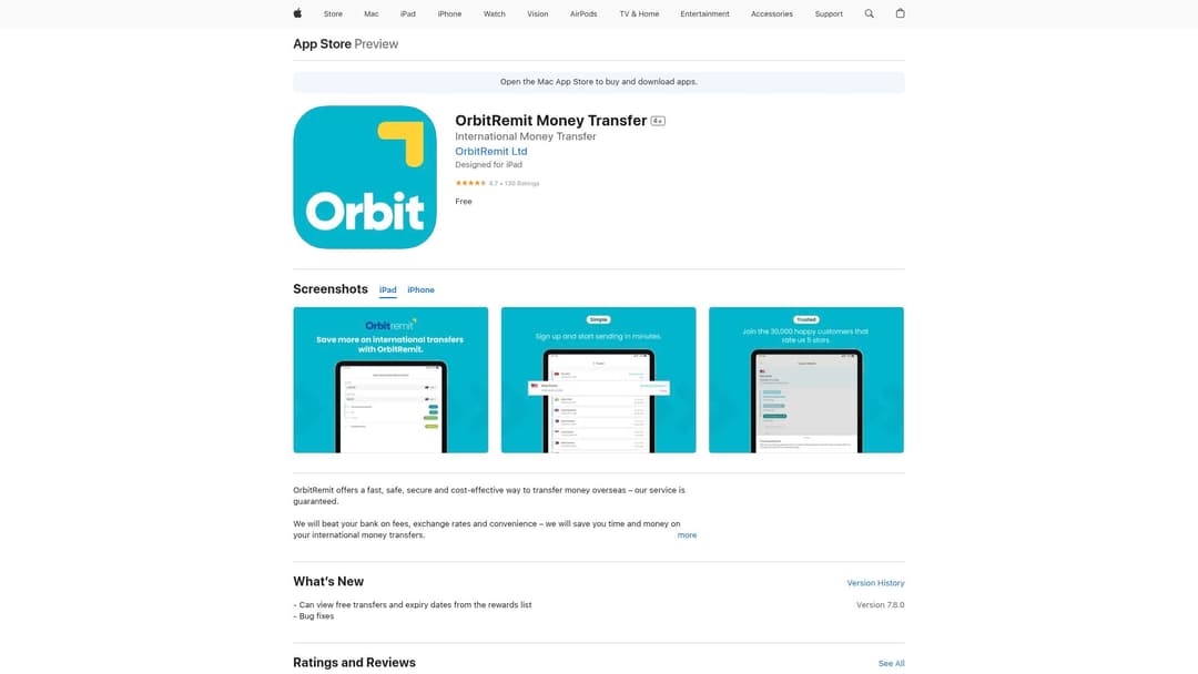 OrbitRemit Money Transfer