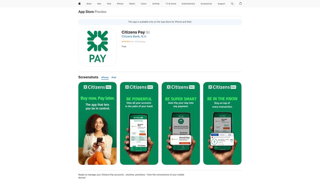 Citizens Pay Finance