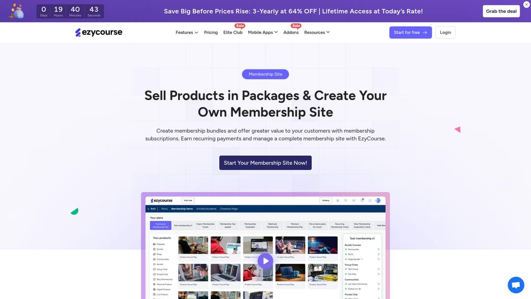 EzyCourse Memberships: Your Gateway to Endless Possibilities