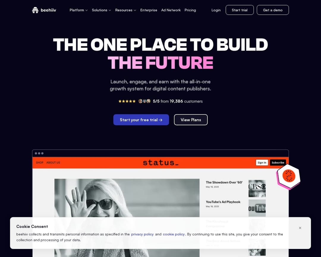 Launch your blog with beehiiv today