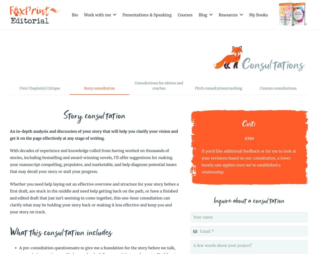 Story consultation
