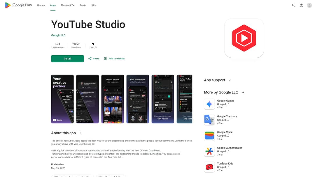 YouTube Studio