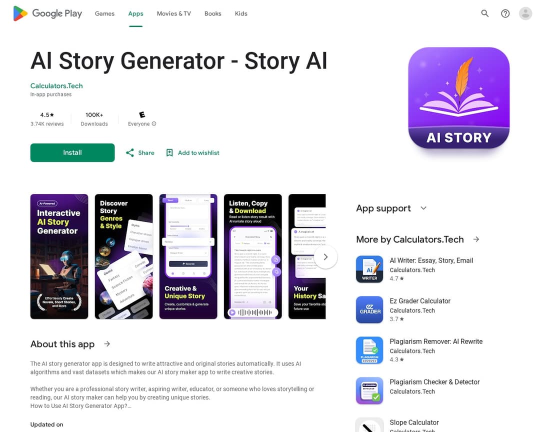 AI Story Generator - Story AI