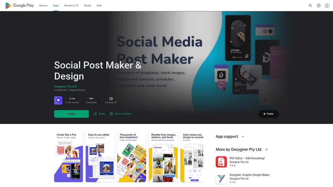 Social Post Maker & Design