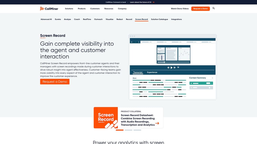 Contact Center Screen Recording Software