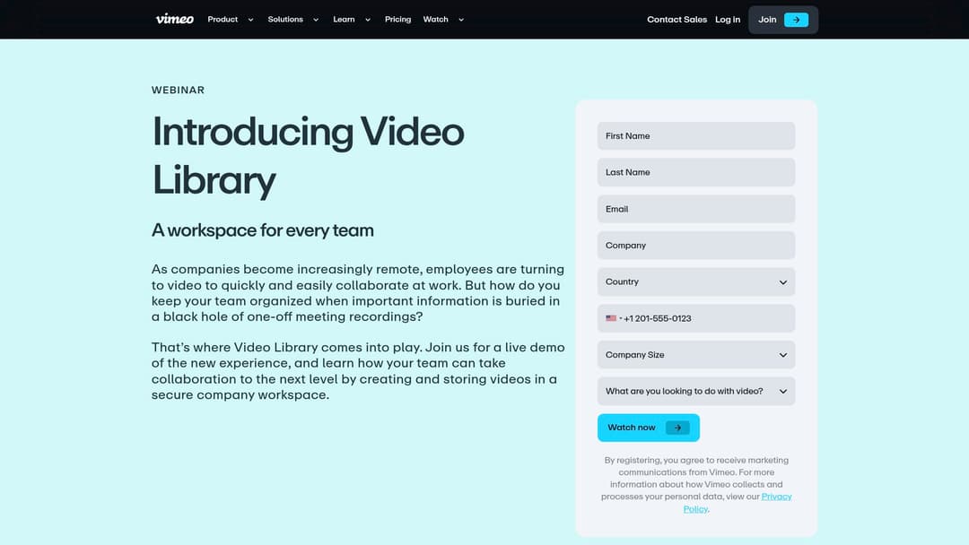 Vimeo Enterprise