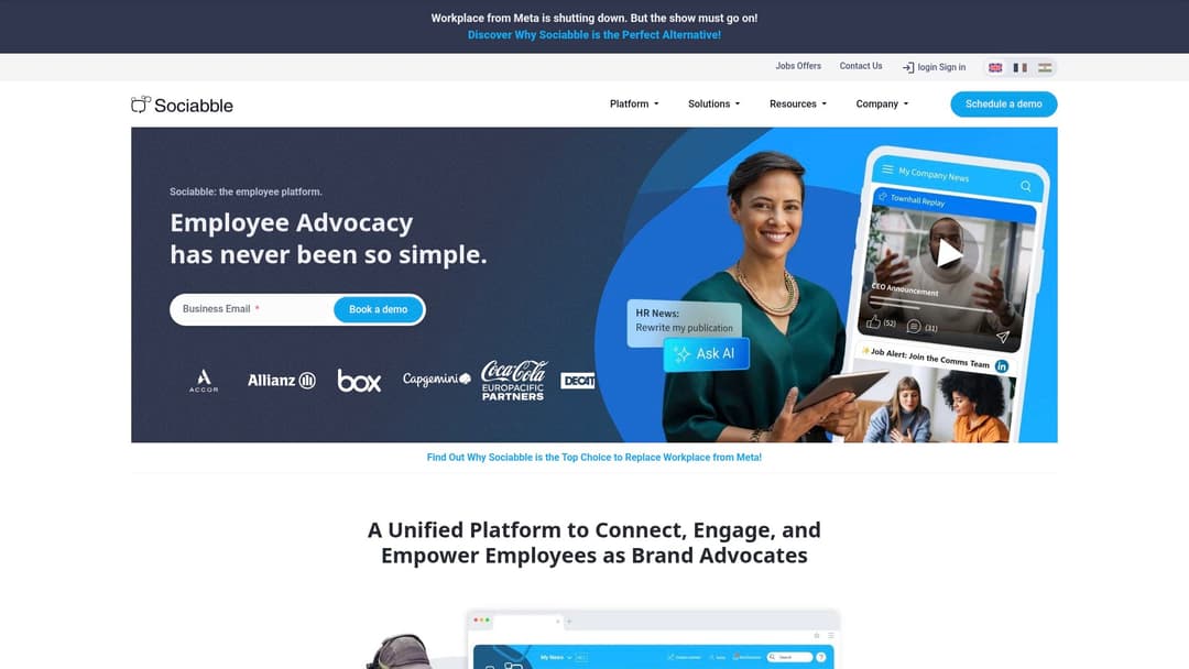 Sociabble - All-In-One Employee Communication Platform