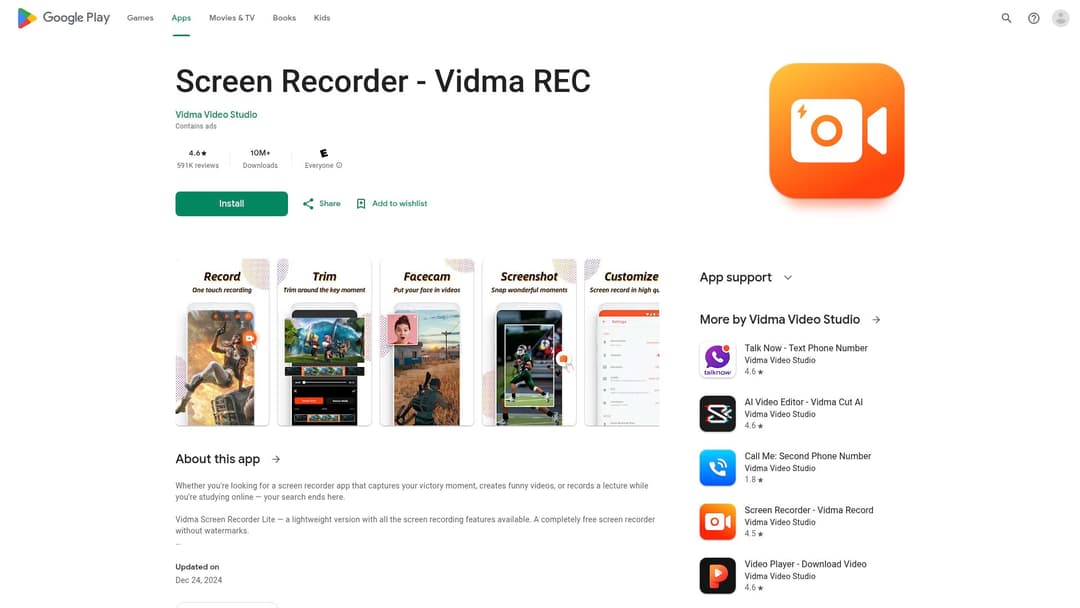 Screen Recorder - Vidma REC