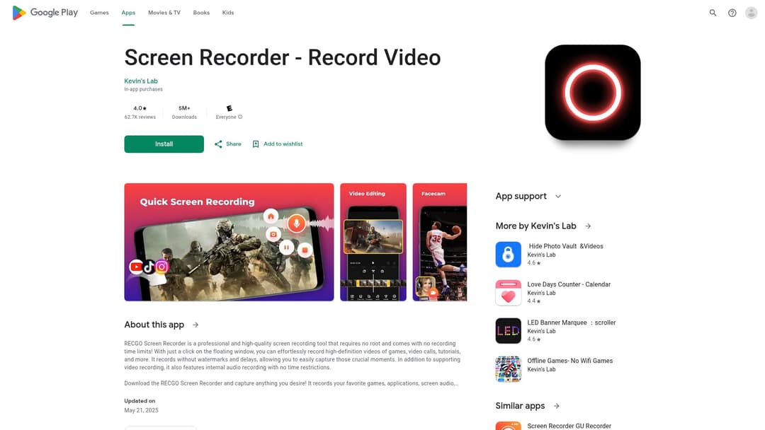 Screen Recorder - Record Video