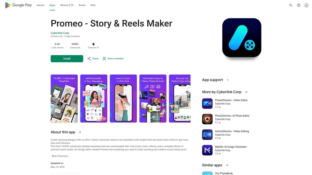 Promeo - Story & Reels Maker