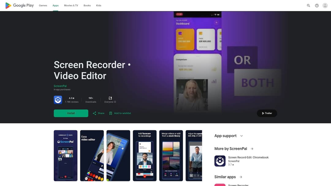 Screen Recorder • Video Editor