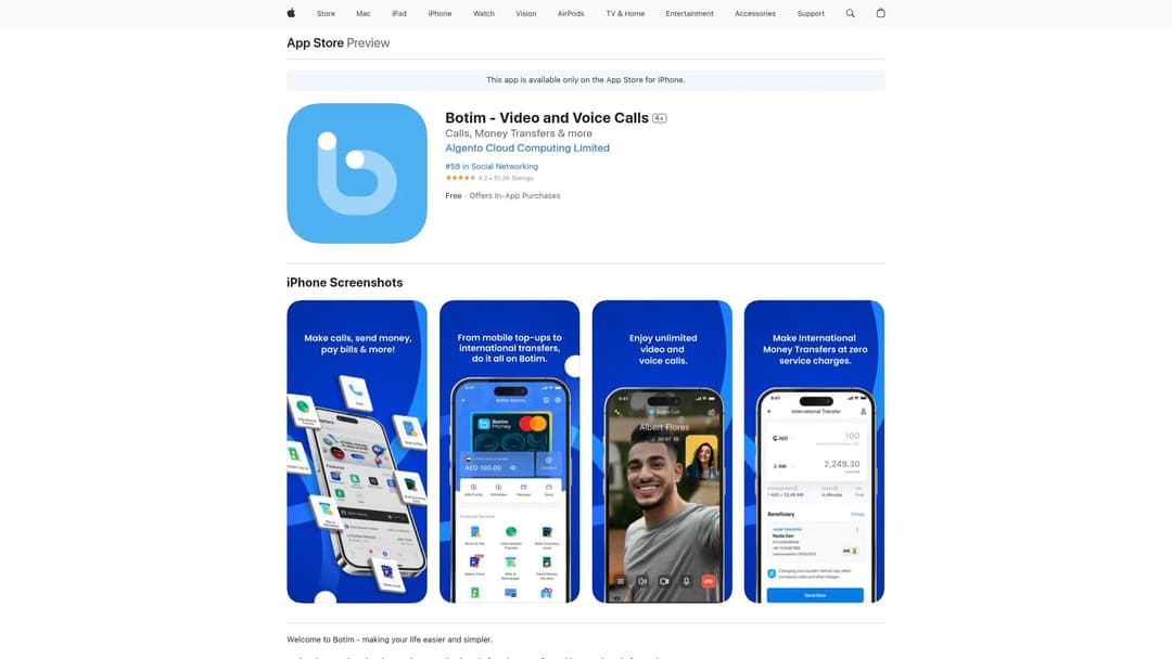 Botim - Video and Voice Calls