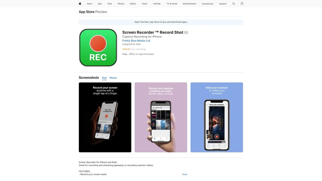 Screen Recorder ™ Record Shot