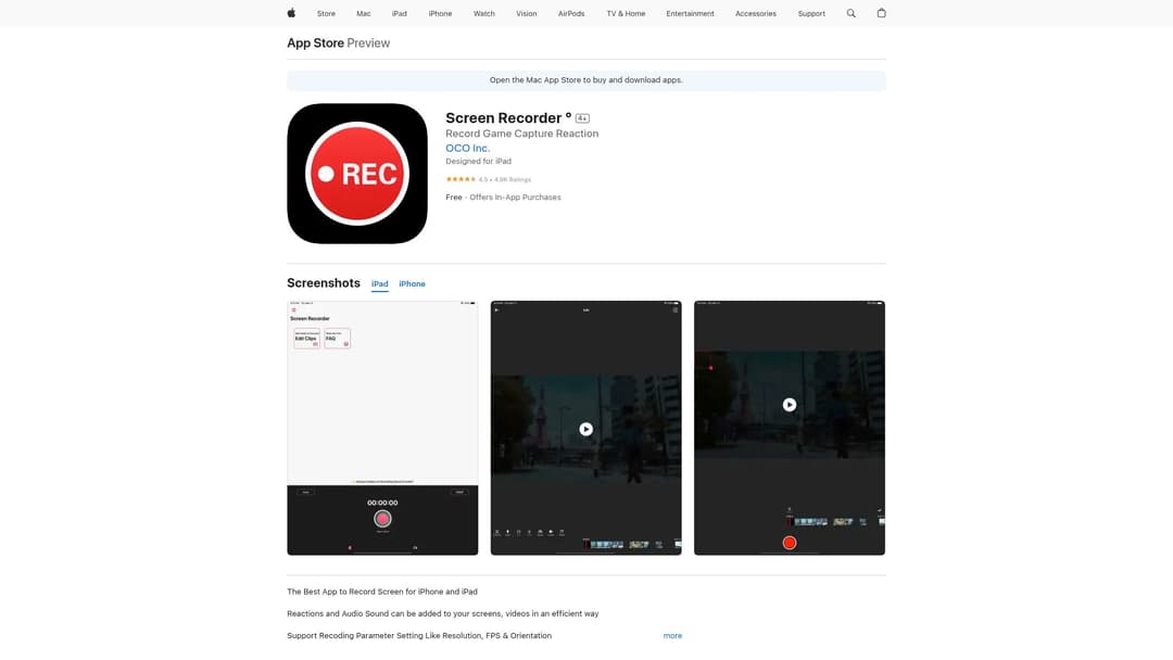 Screen Recorder °
