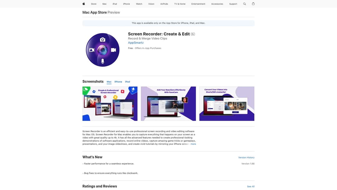 Screen Recorder: Create & Edit