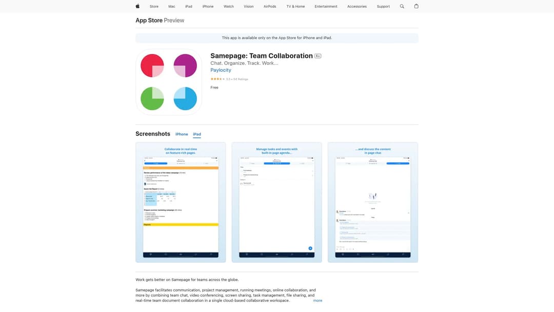 Samepage Team Collaboration
