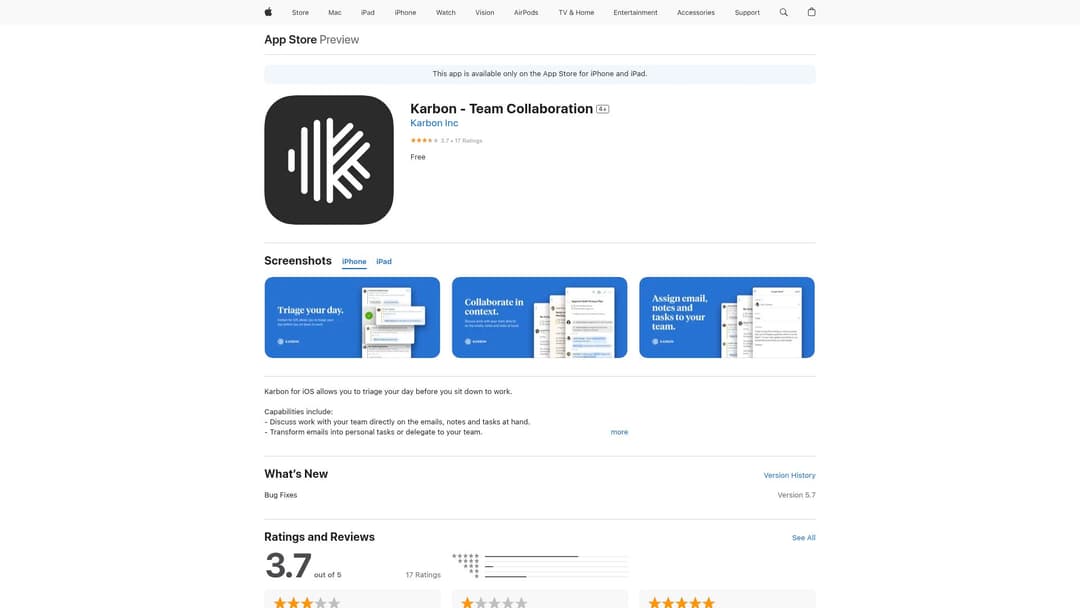 Karbon - Team Collaboration