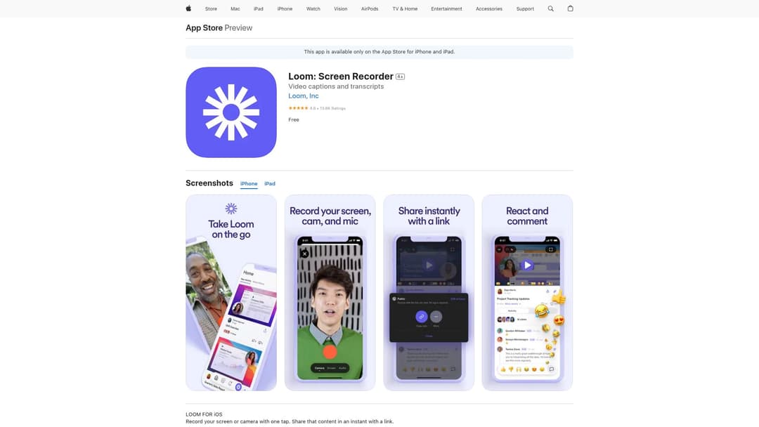 Loom: Screen Recorder
