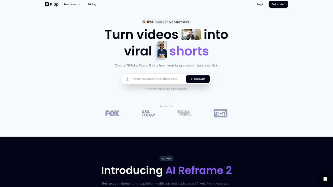 Klap (AI video editing)