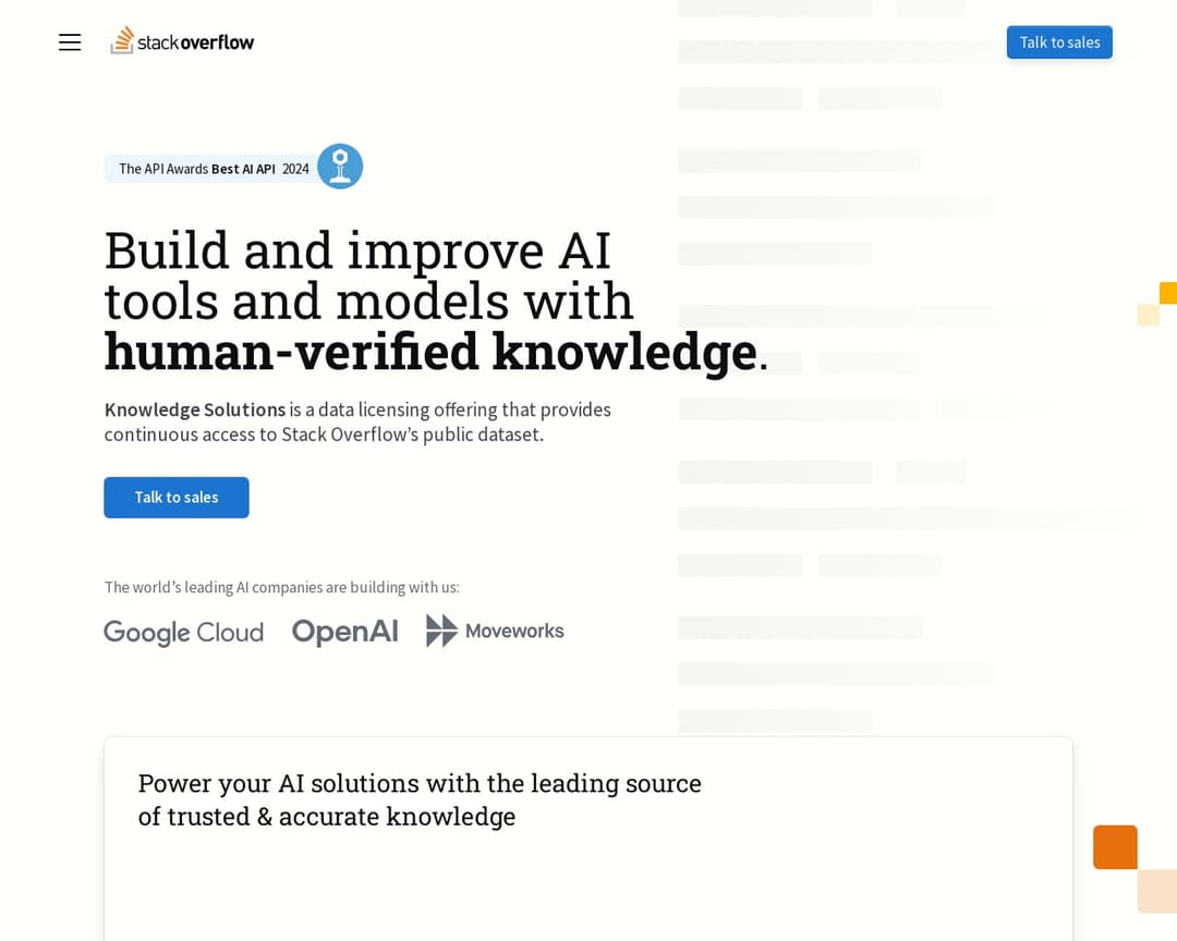Stack Overflow Knowledge Solutions