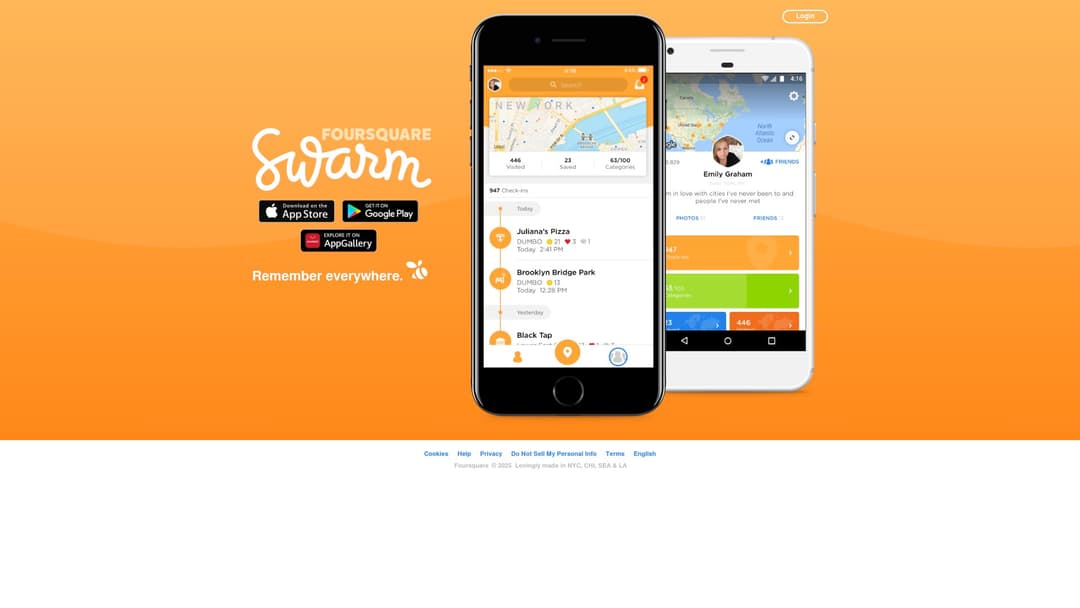 Foursquare Swarm