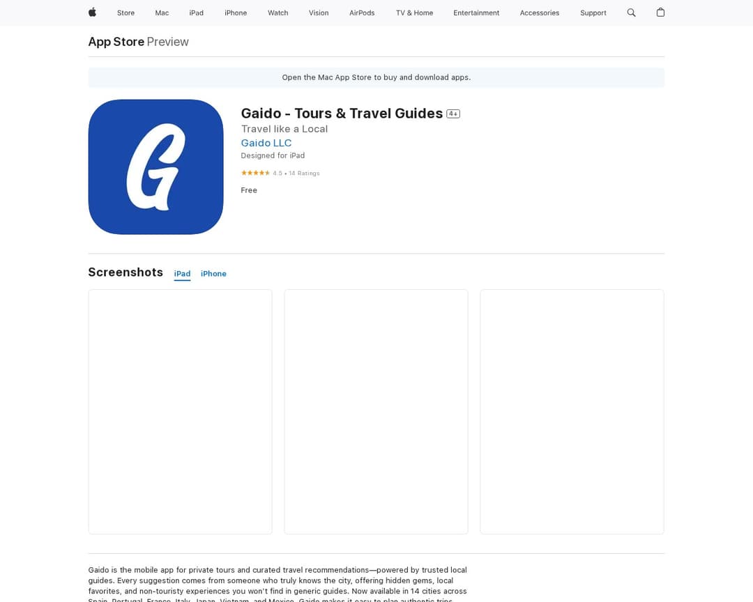 Gaido - Tours & Travel Guides