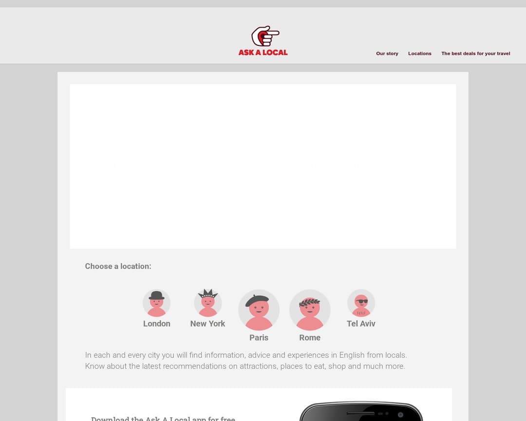 Ask a Local - Local recommendations app and blogs