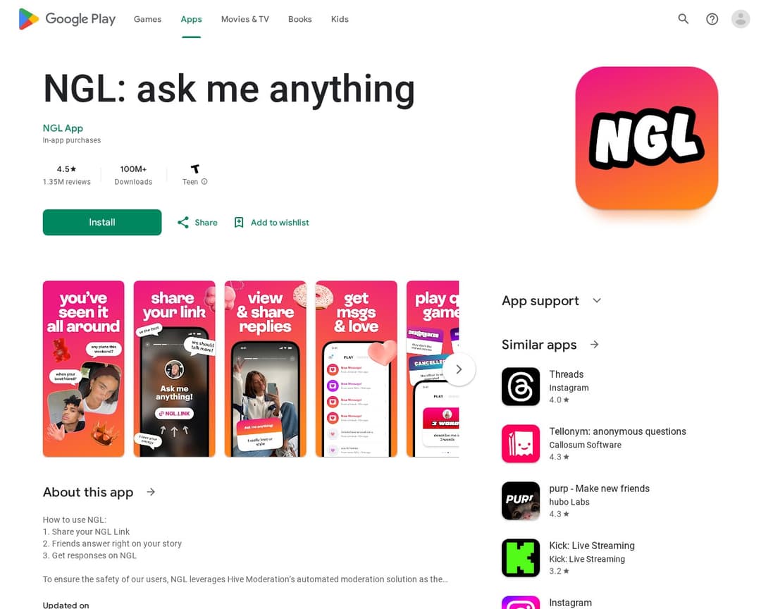 NGL: ask me anything