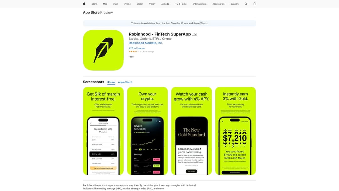Robinhood - FinTech SuperApp