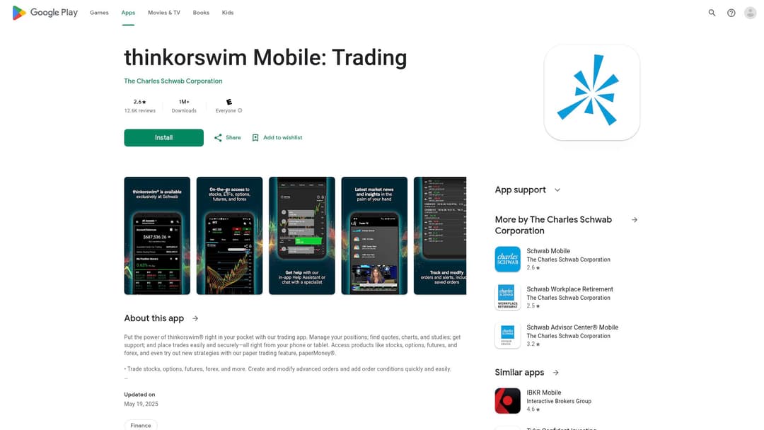 thinkorswim Mobile: Trading