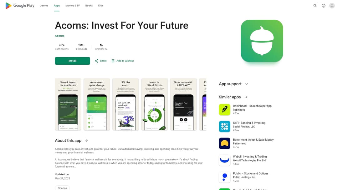 Acorns: Invest For Your Future