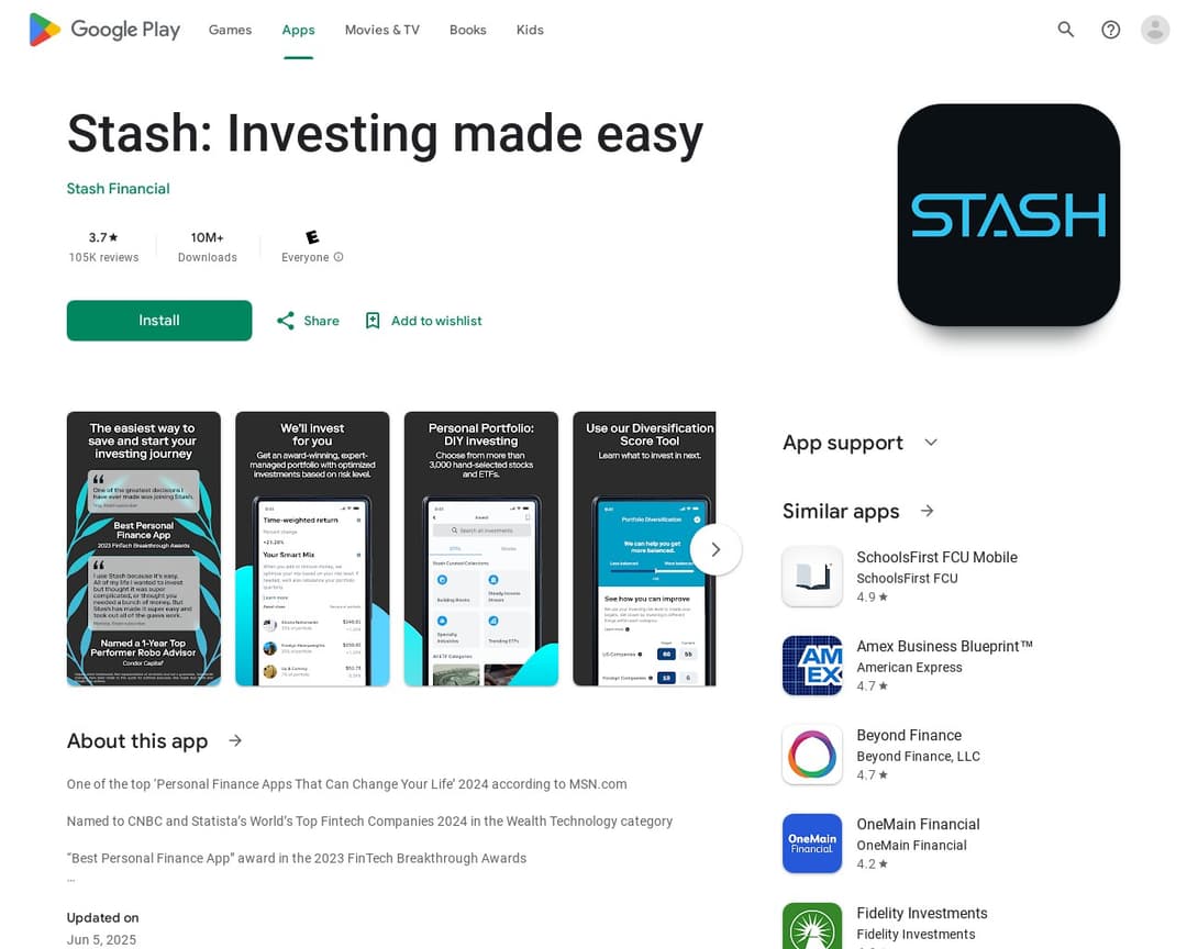 Stash: Investing made easy