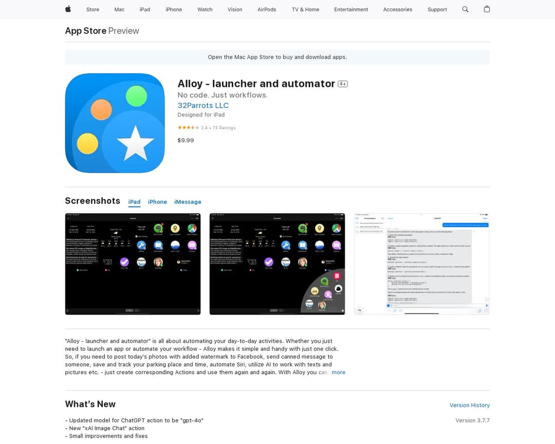 Alloy - launcher and automator