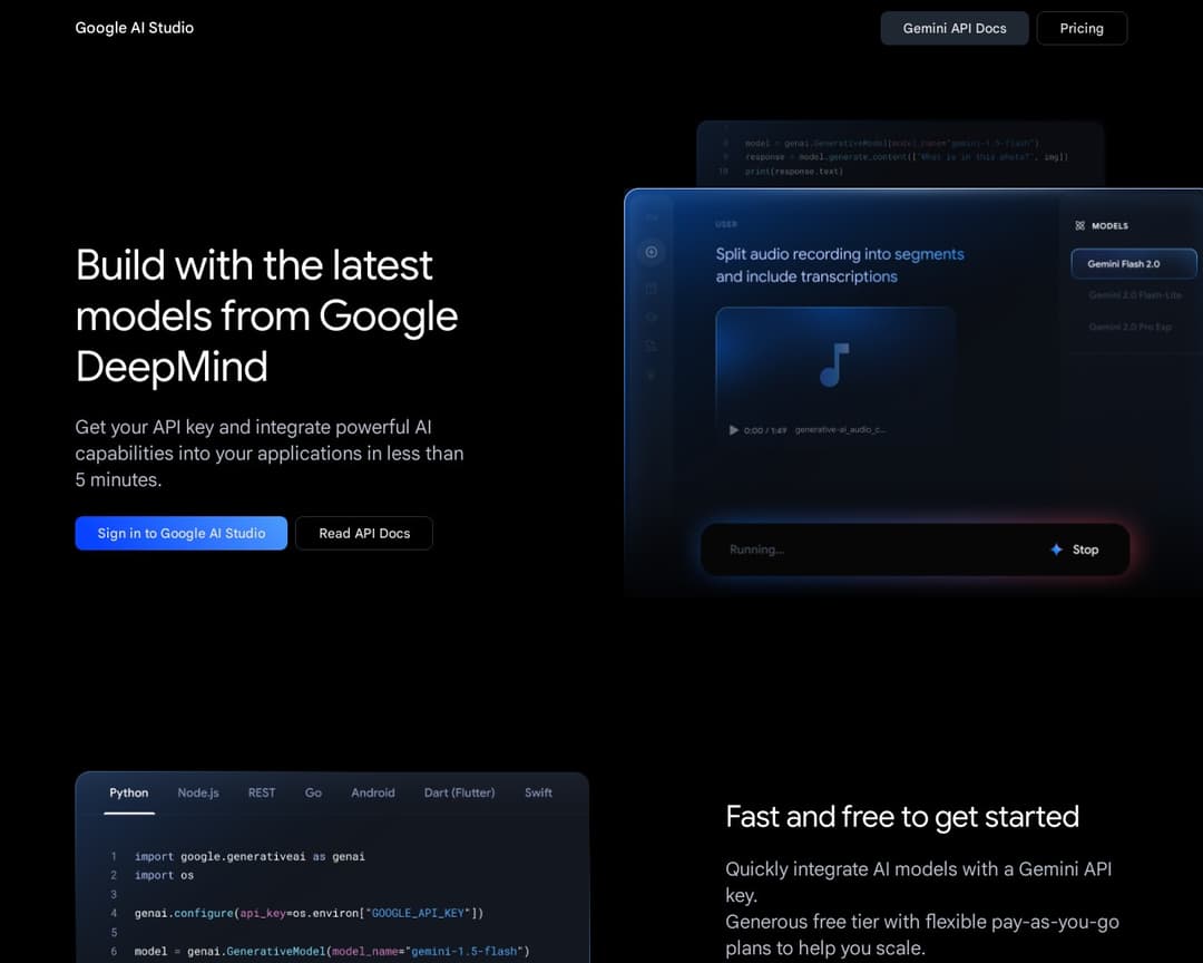 Google AI Studio